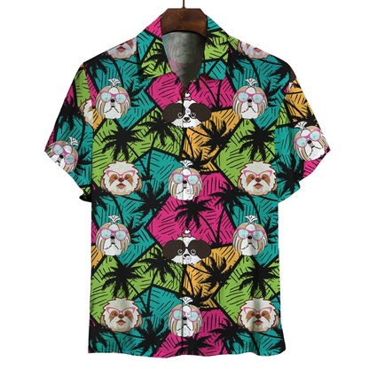 Aloha Hawaiian Shih Tzu Shirt