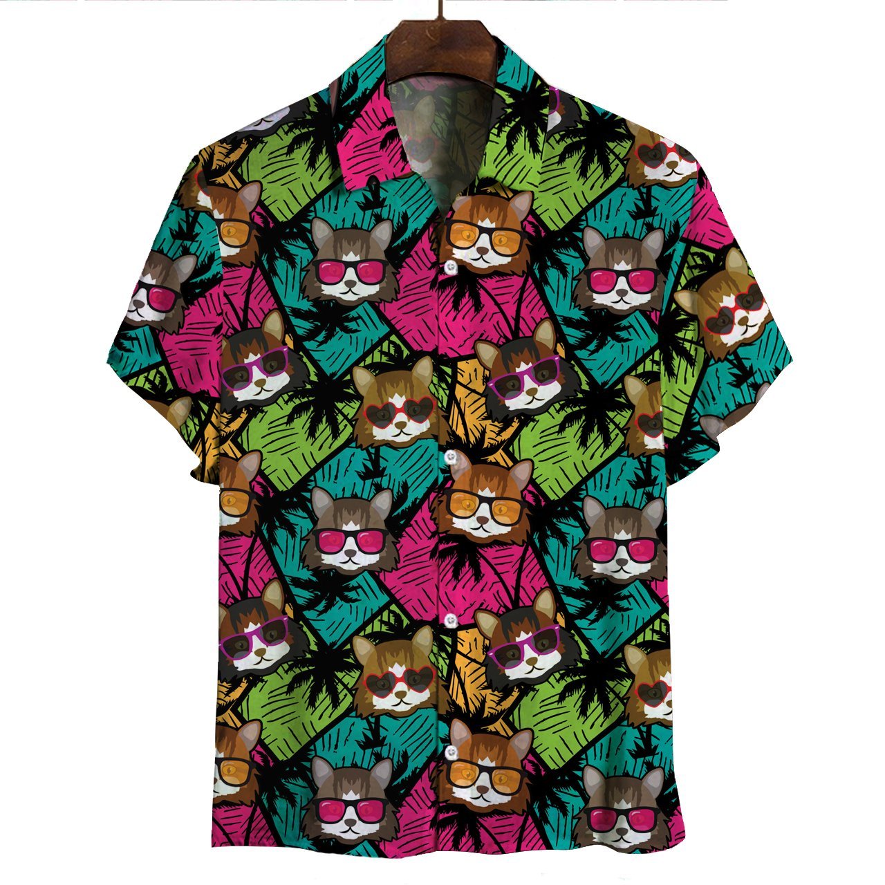 Aloha Hawaiian Siberian Cat Shirt