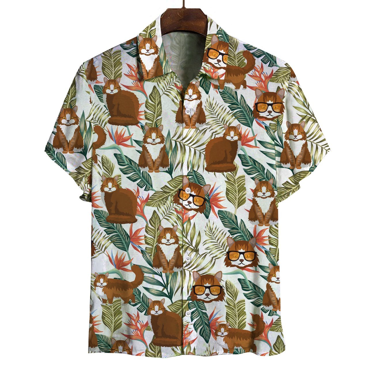 Siberian Cat - Hawaiian Shirt
