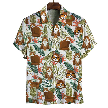 Siberian Cat - Hawaiian Shirt