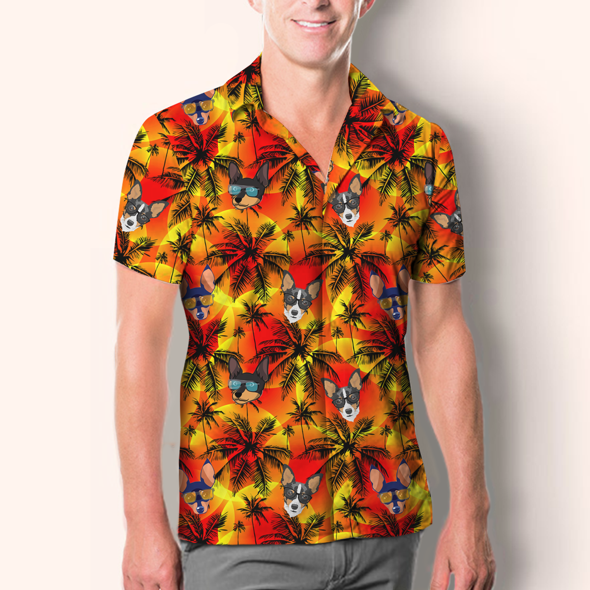 Aloha Hawaiian Toy Fox Terrier Shirt