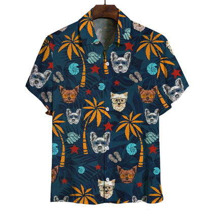 Aloha Hawaiian Yorkshire Terrier Shirt