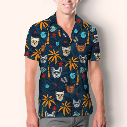 Aloha Hawaiian Yorkshire Terrier Shirt