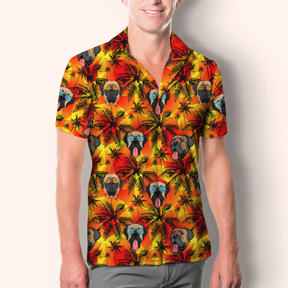 Aloha Hawaiian English Mastiff Shirt