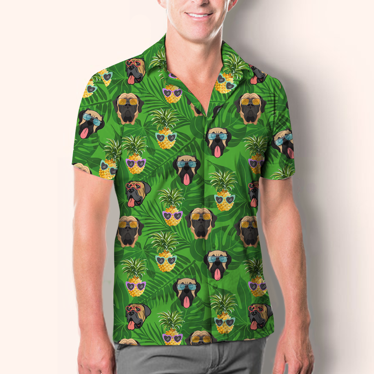 Aloha Hawaiian English Mastiff Shirt