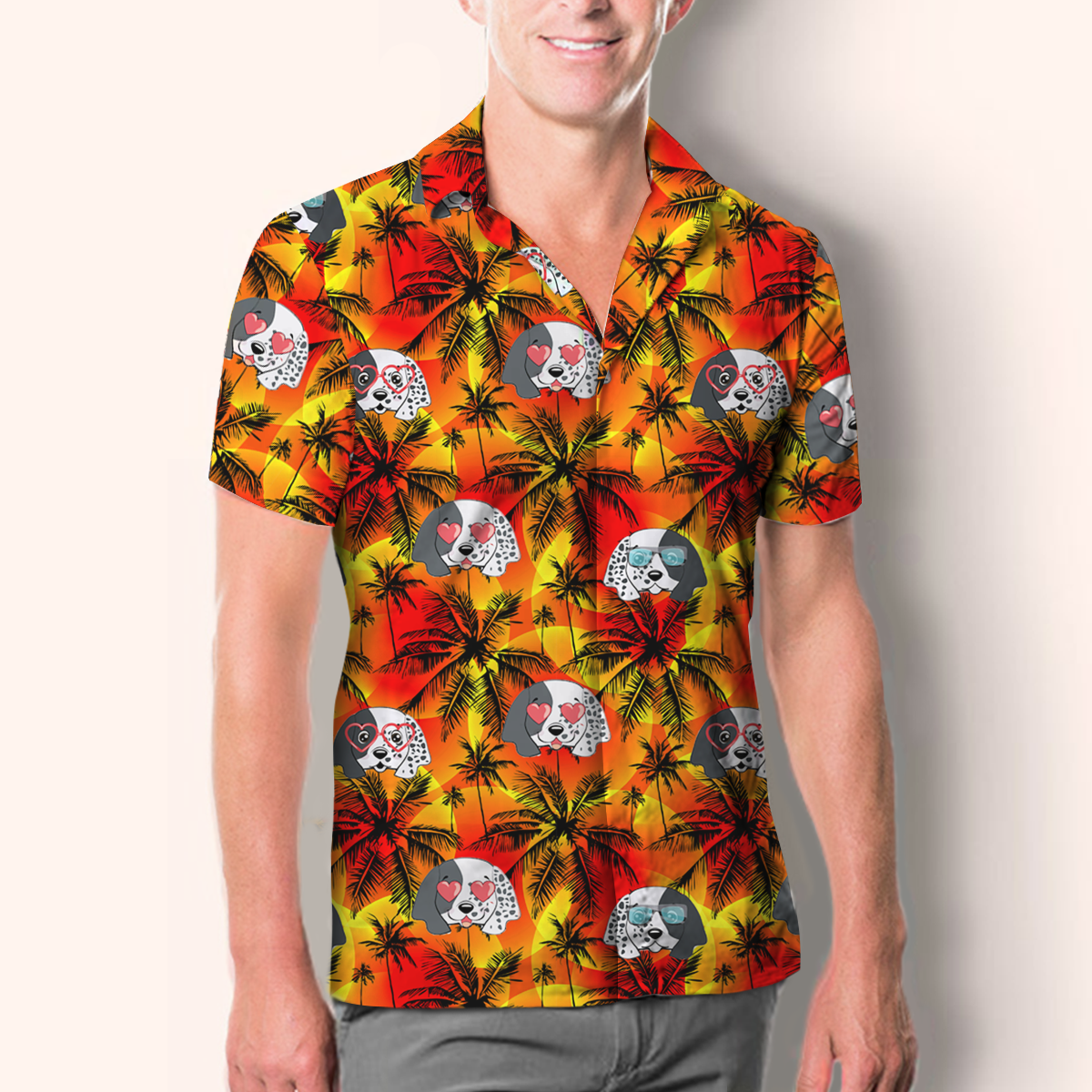 Aloha Hawaiian English Setter Shirt