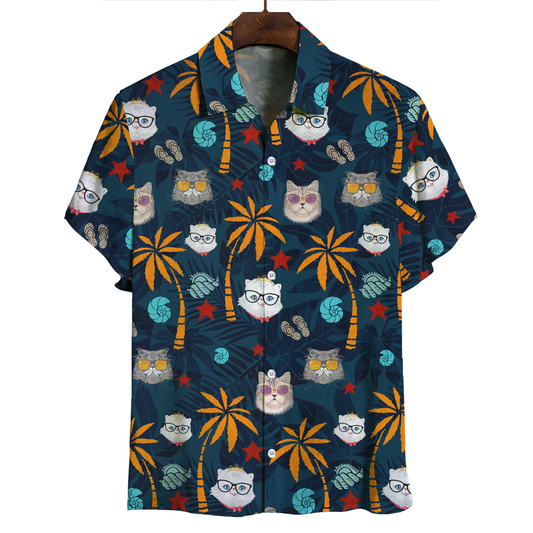 Aloha Hawaiian Persian Cat Shirt