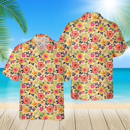 Small Flowers 22 3D Hawaii Shirt For Men Hawaii Shirt