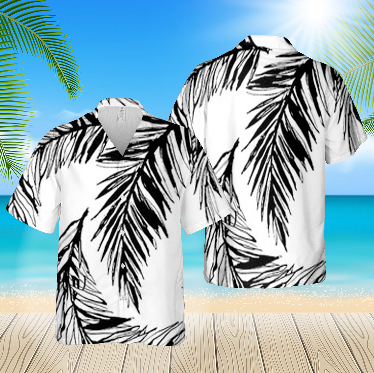 Tropical Jungle Floral 3D Black Hawaii Shirt Hawaii Shirt