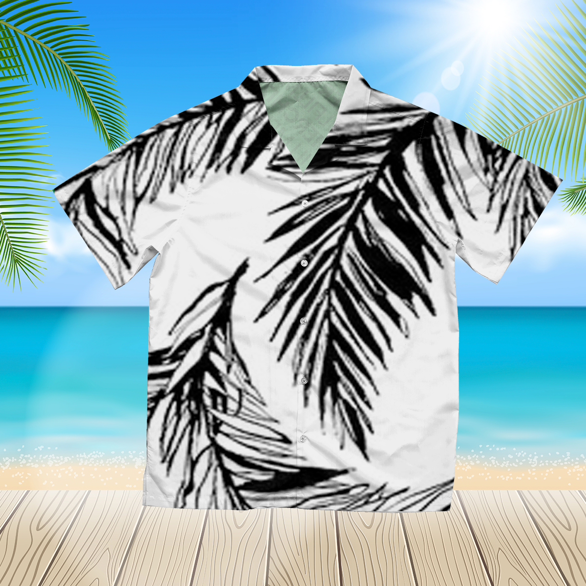 Tropical Jungle Floral 3D Black Hawaii Shirt Hawaii Shirt