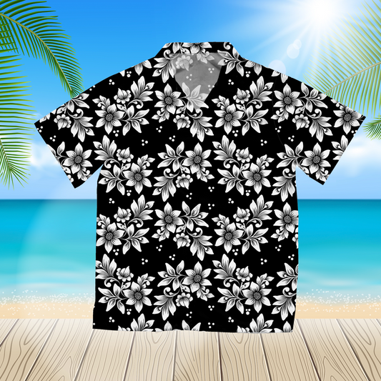 Classical Luxury Old Fashioned Floral 2 3D Hawaii Shirt For Men Hawaii Shirt