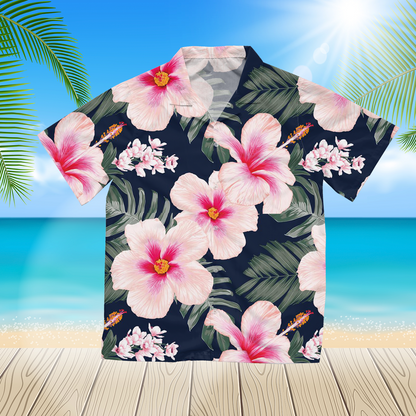 Floral And Leaves 1 3D Hawaii Shirt For Men