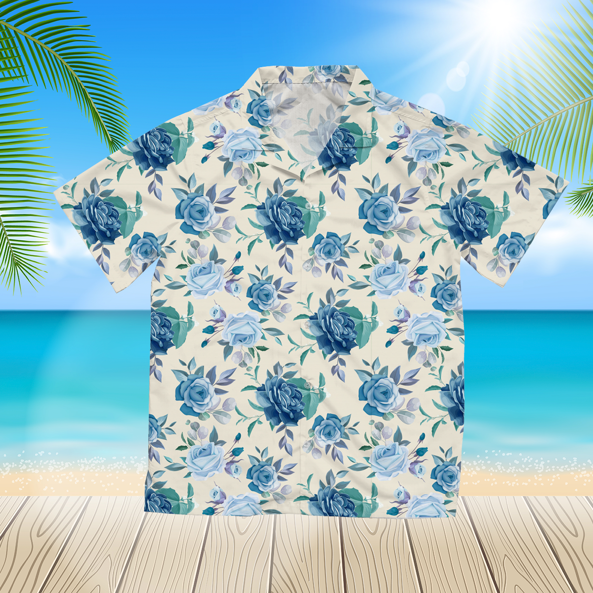 Beautiful Floral 5 3D Hawaii Shirt For Men Hawaii Shirt