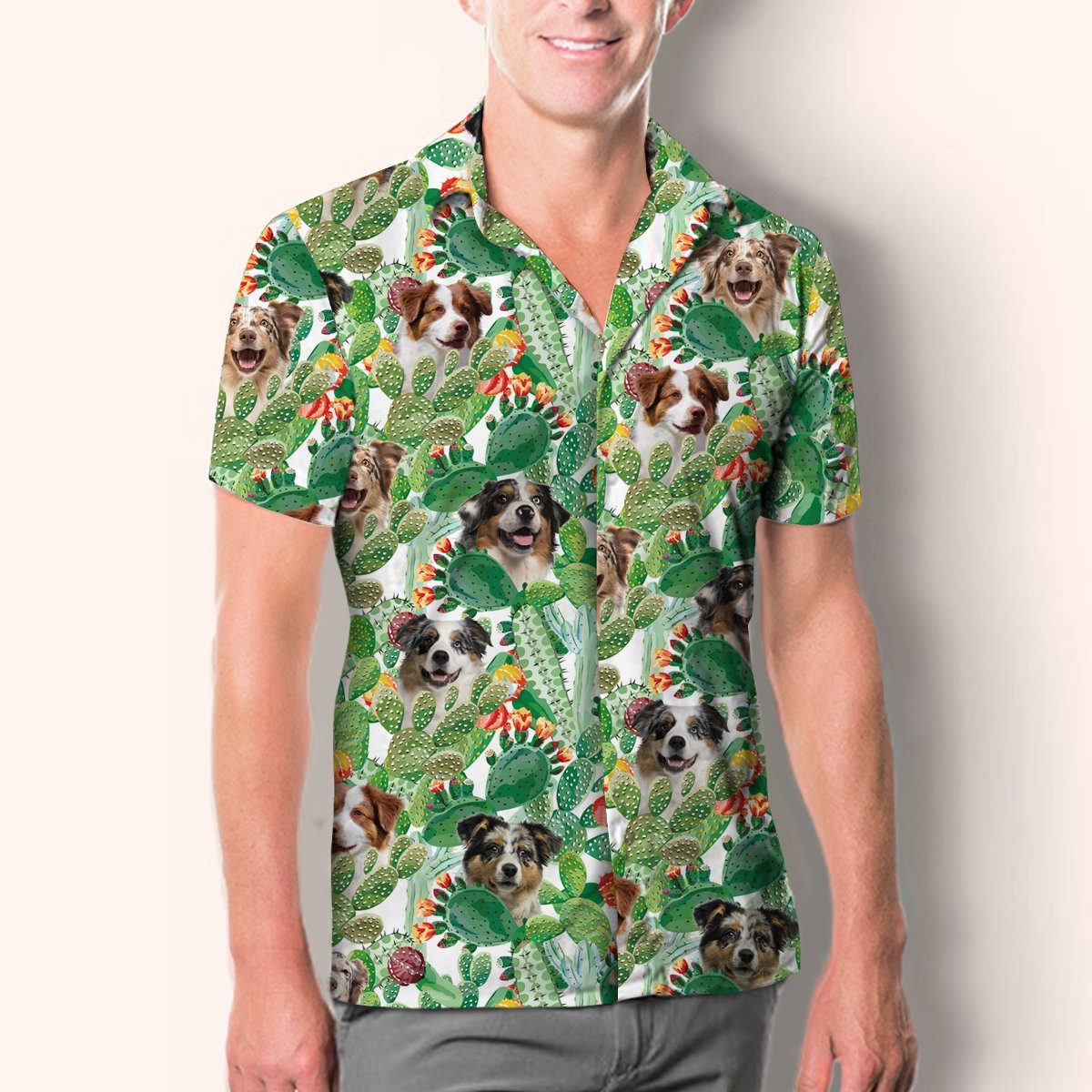 Australian Shepherd - Hawaiian Shirt