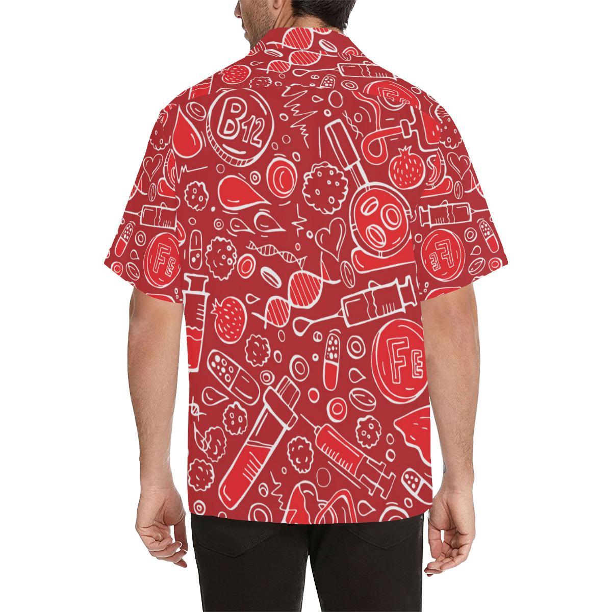 Phlebotomist Pattern Print Design A Hawaiian Shirt