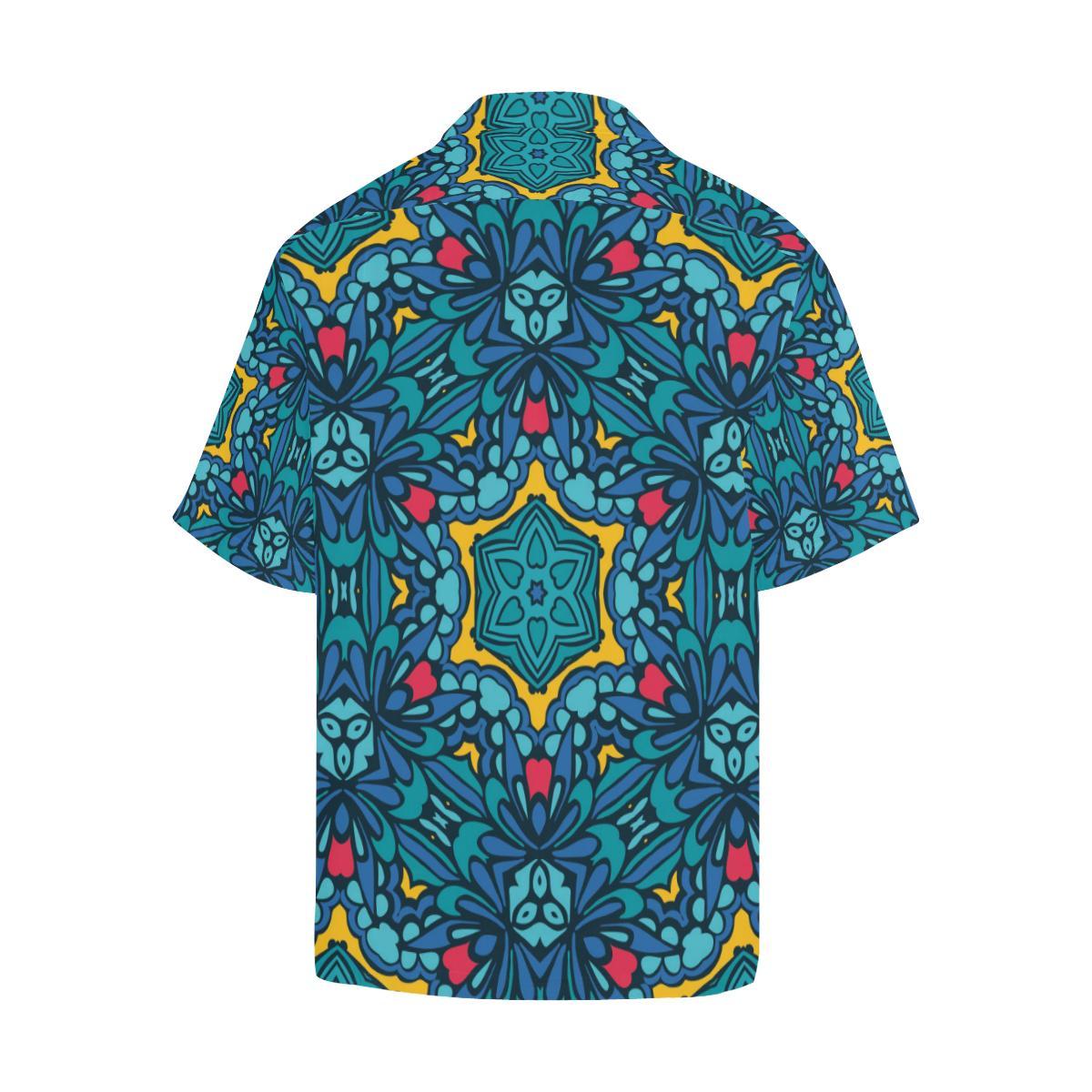 Kaleidoscope Pattern Print Design Hawaiian Shirt