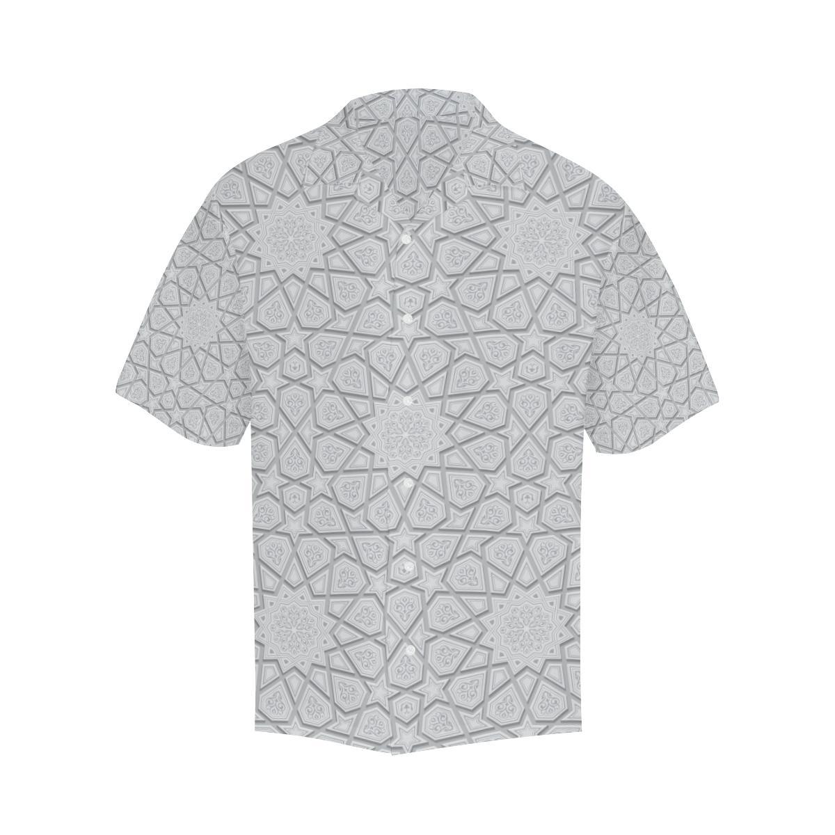 Arabic Star Pattern Mens All Over Print Hawaiian Shirt