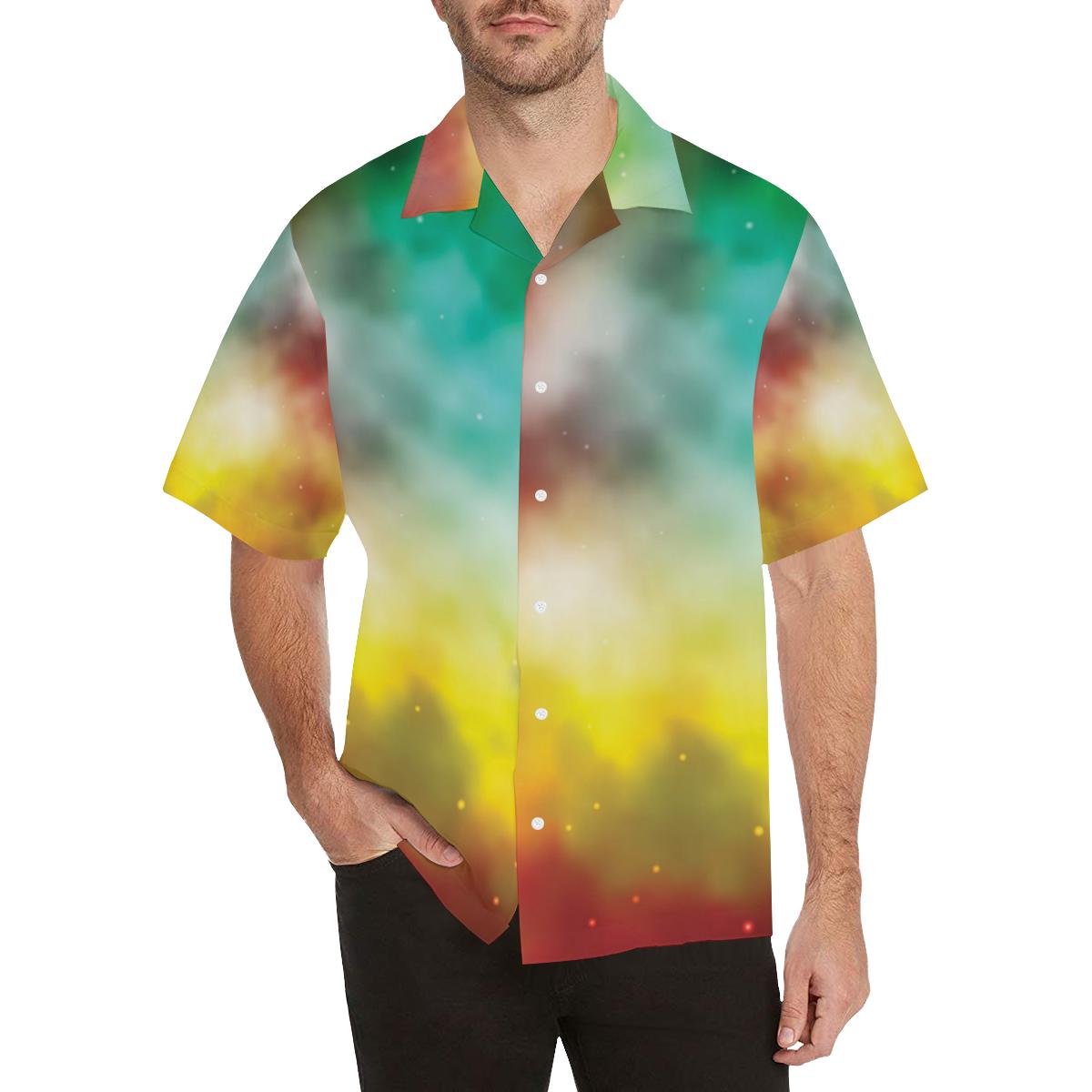 Nebula Pattern Print Design A Hawaiian Shirt