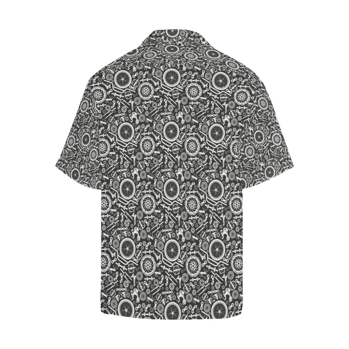 Bicycle Tools Pattern Print Design Hawaiian Shirt