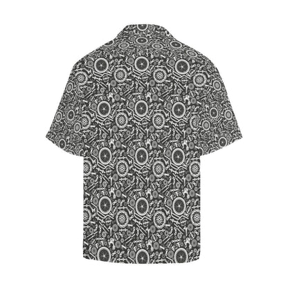 Bicycle Tools Pattern Print Design Hawaiian Shirt