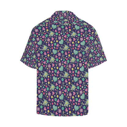 Crochet Pattern Print Design Hawaiian Shirt