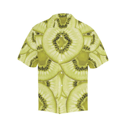 Sliced Kiwi Pattern Mens All Over Print Hawaiian Shirt