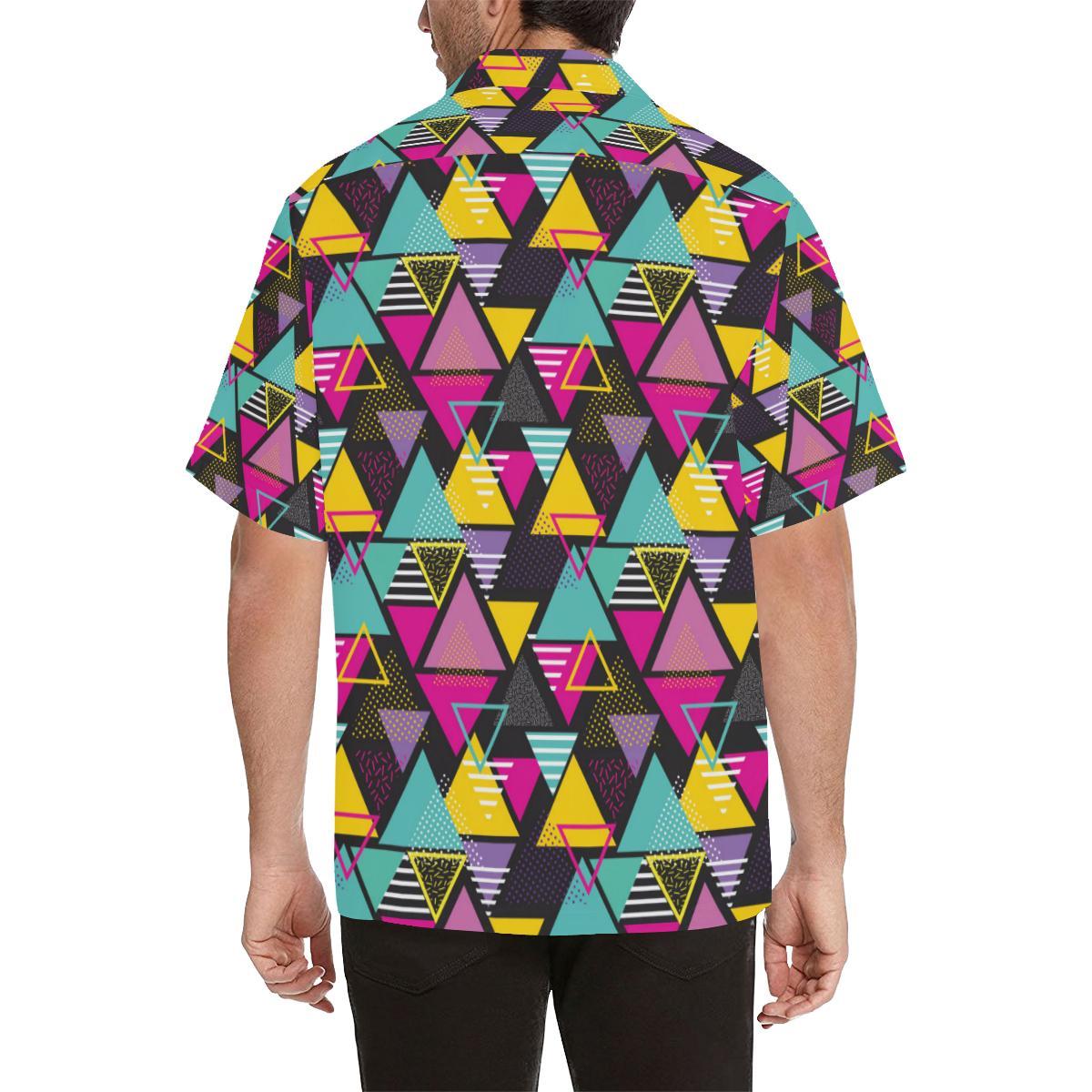 Geometric Colorful Pattern Print Design Hawaiian Shirt