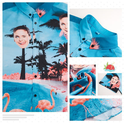 Mens Hawaiian Shirt Parrot