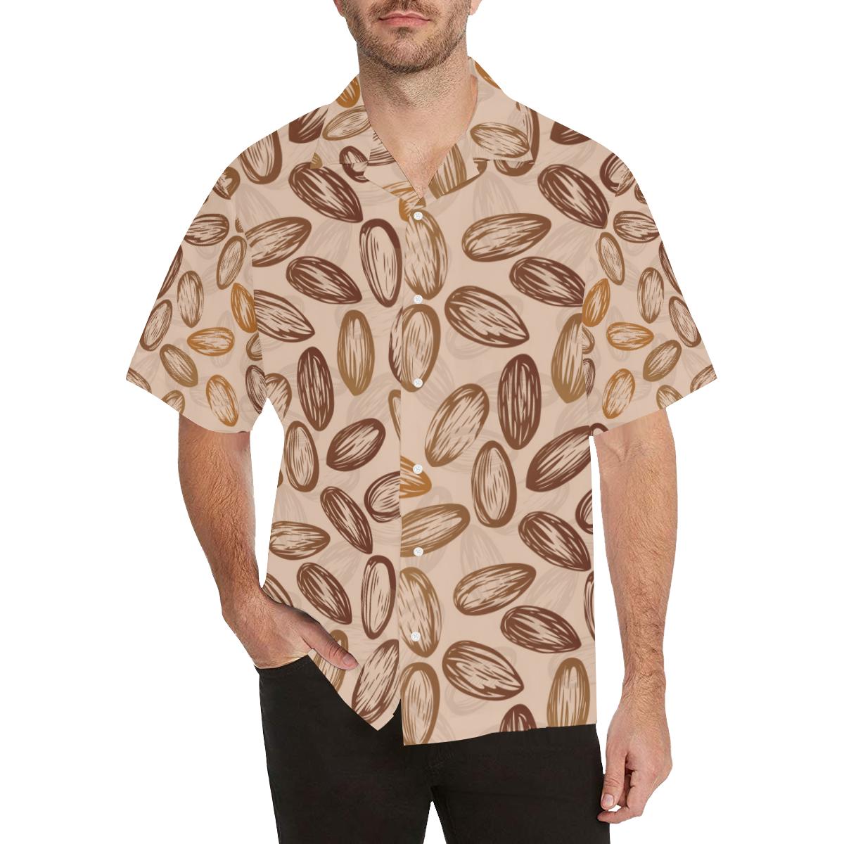 Almond Pattern Print Design Hawaiian Shirt