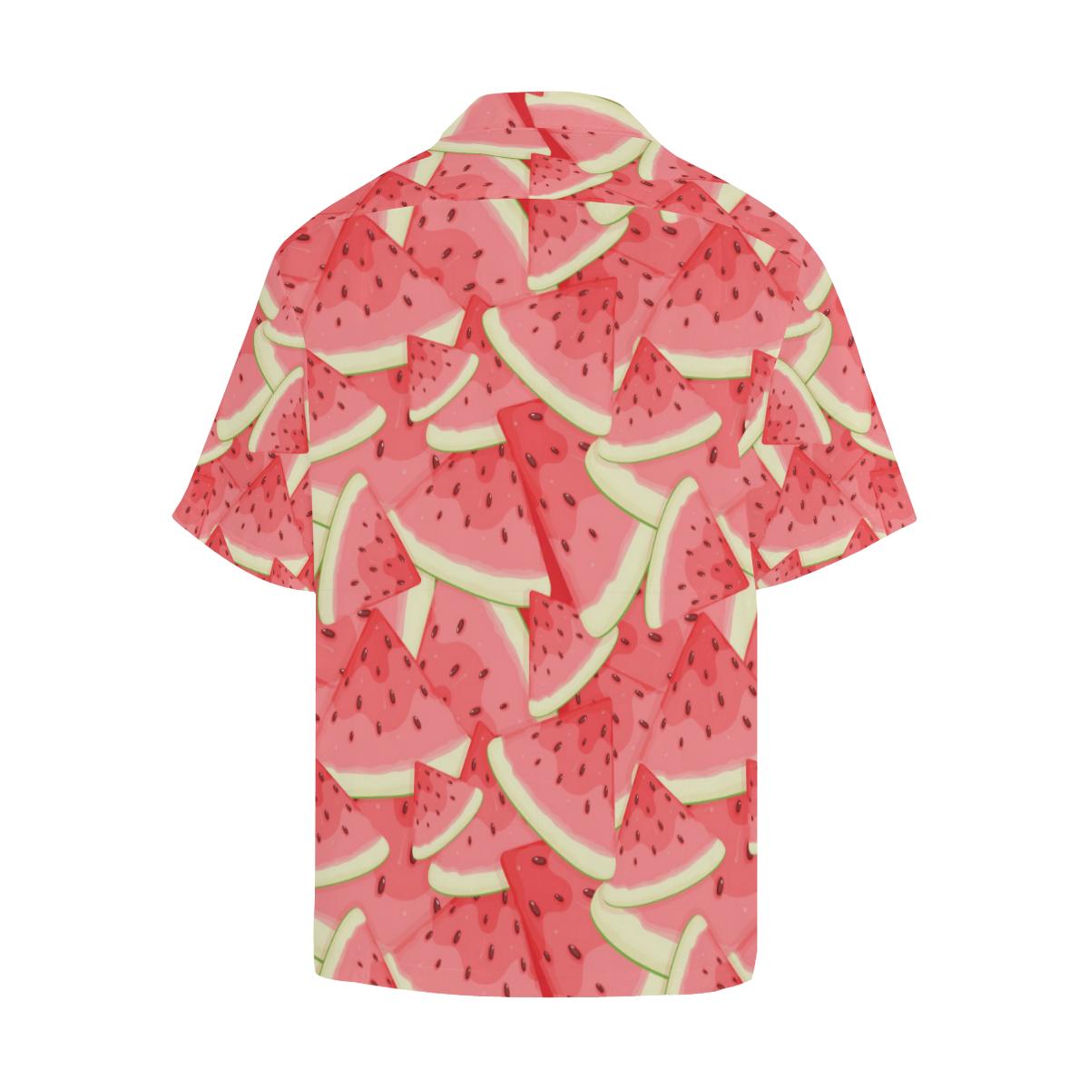 Watermelon Pattern Background Mens All Over Print Hawaiian Shirt