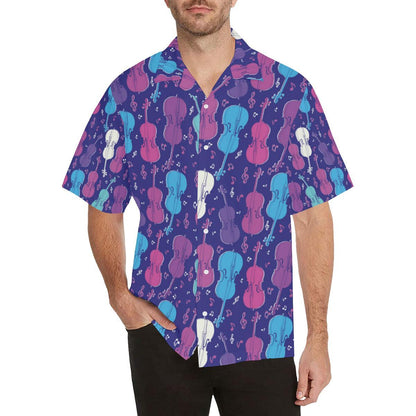 Cello Pattern Print Design Hawaiian Shirt
