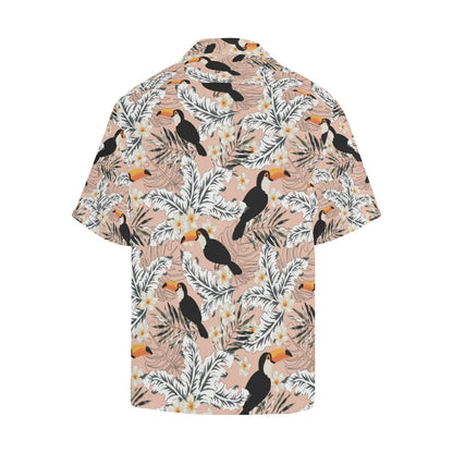 Toucan Theme Pattern Mens All Over Print Hawaiian Shirt