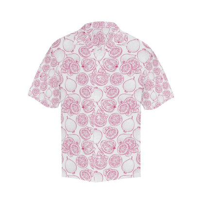 Sketch Guava Pattern Mens All Over Print Hawaiian Shirt