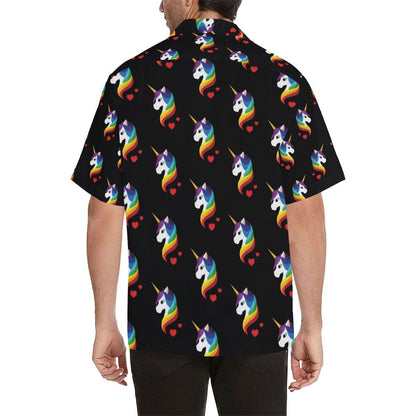 Rainbow Unicorn Pattern Print Design A Hawaiian Shirt