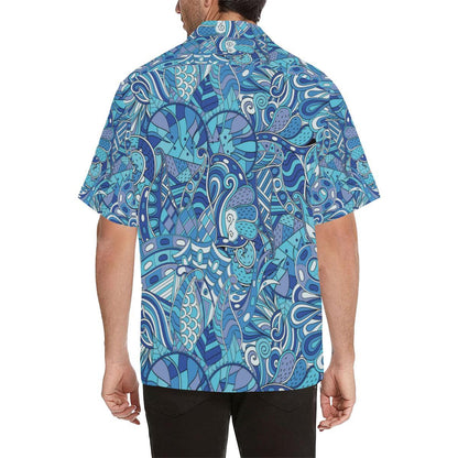 Funky Retro Pattern Print Design A Hawaiian Shirt