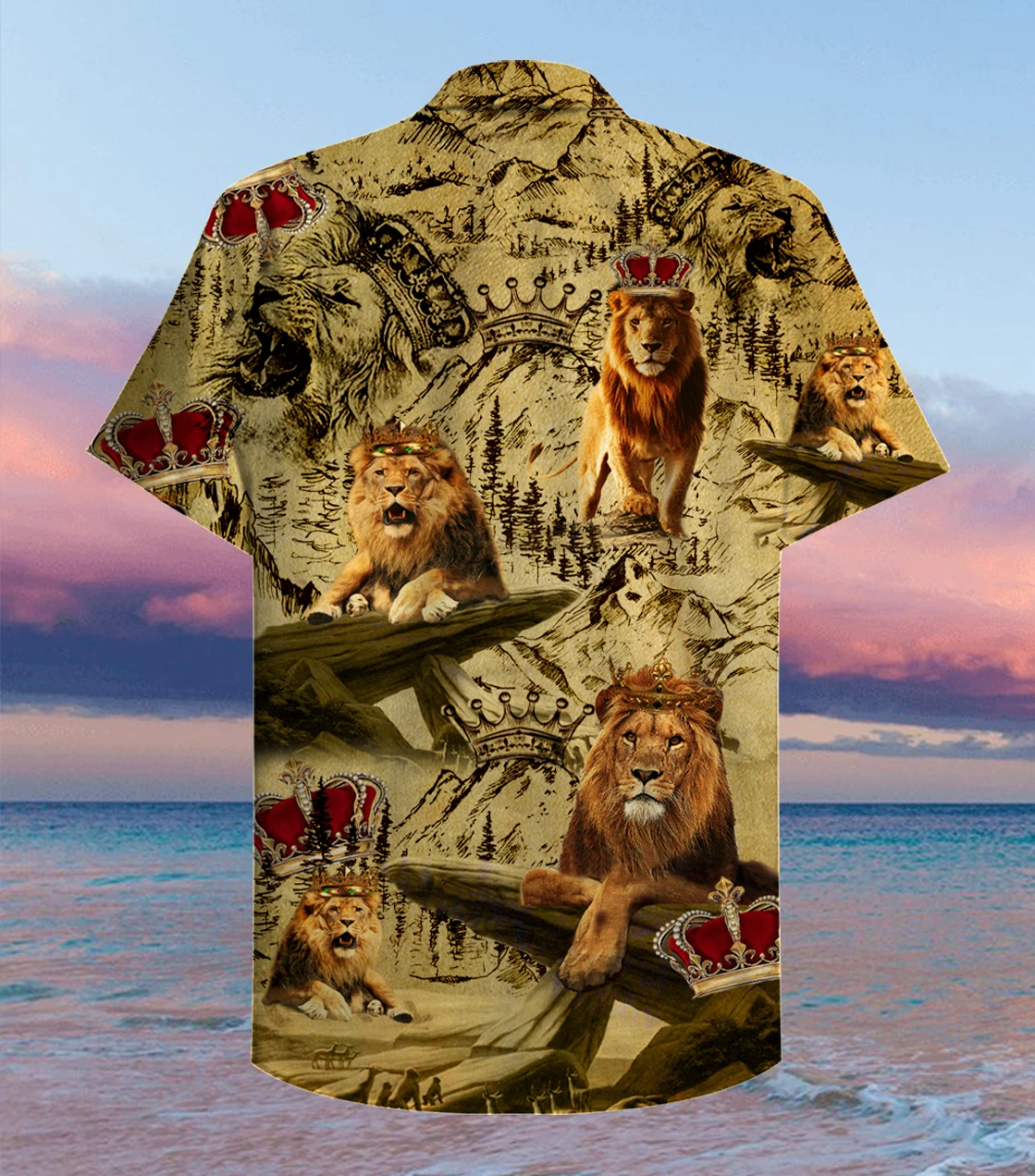 Born To Be A King Hawaiian Shirt