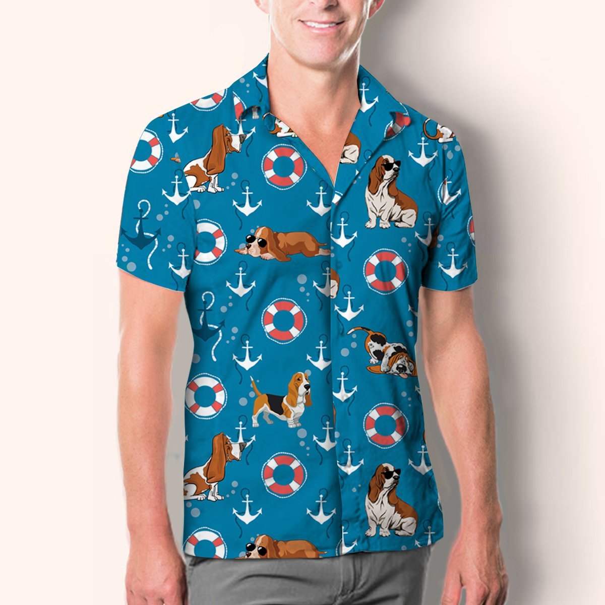 Basset Hound - Hawaiian Shirt