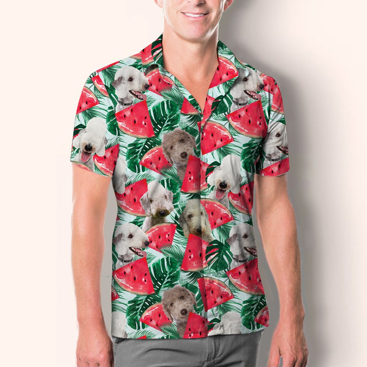 Bedlington Terrier - Hawaiian Shirt