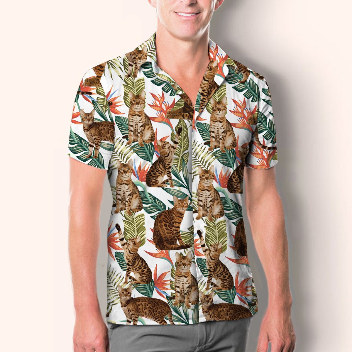 Bengal Cat - Hawaiian Shirt
