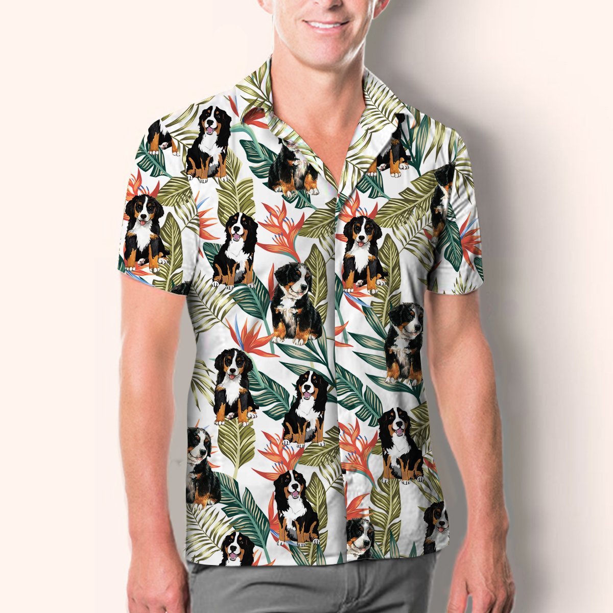 Bernese Mountain - Hawaiian Shirt