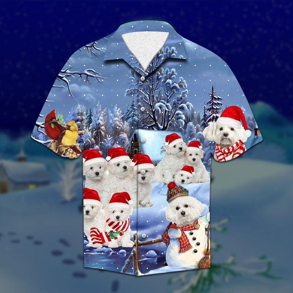 Bichon Frise Hawaiian Shirt