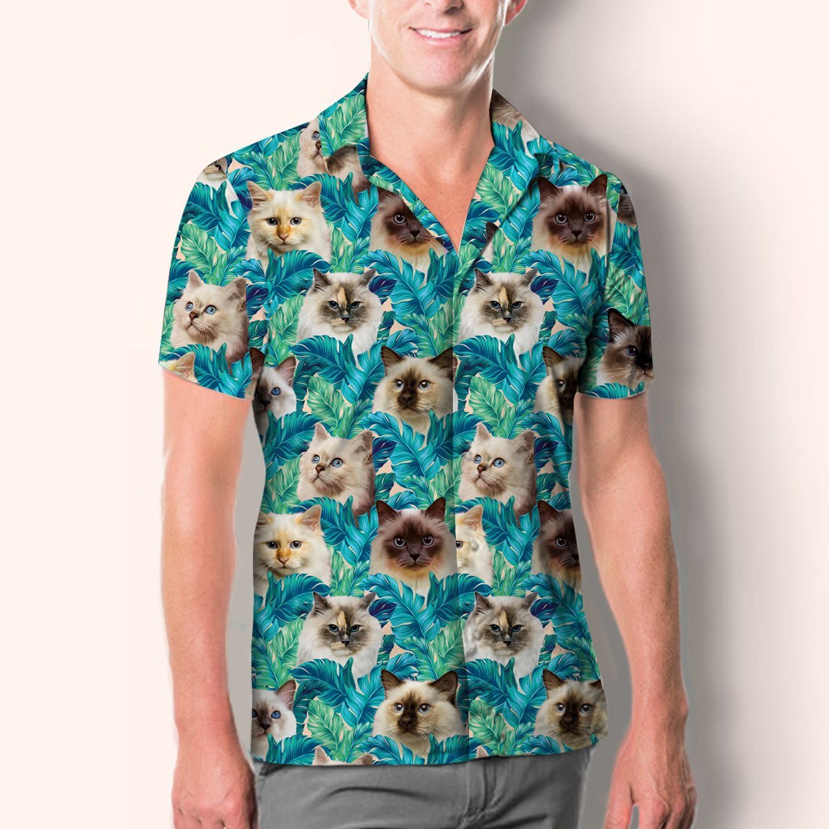 Birman Cat - Hawaiian Shirt