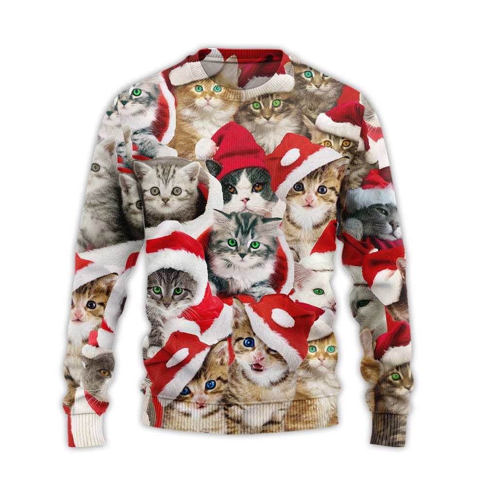 Cat Christmats Ugly Christmas Sweater 