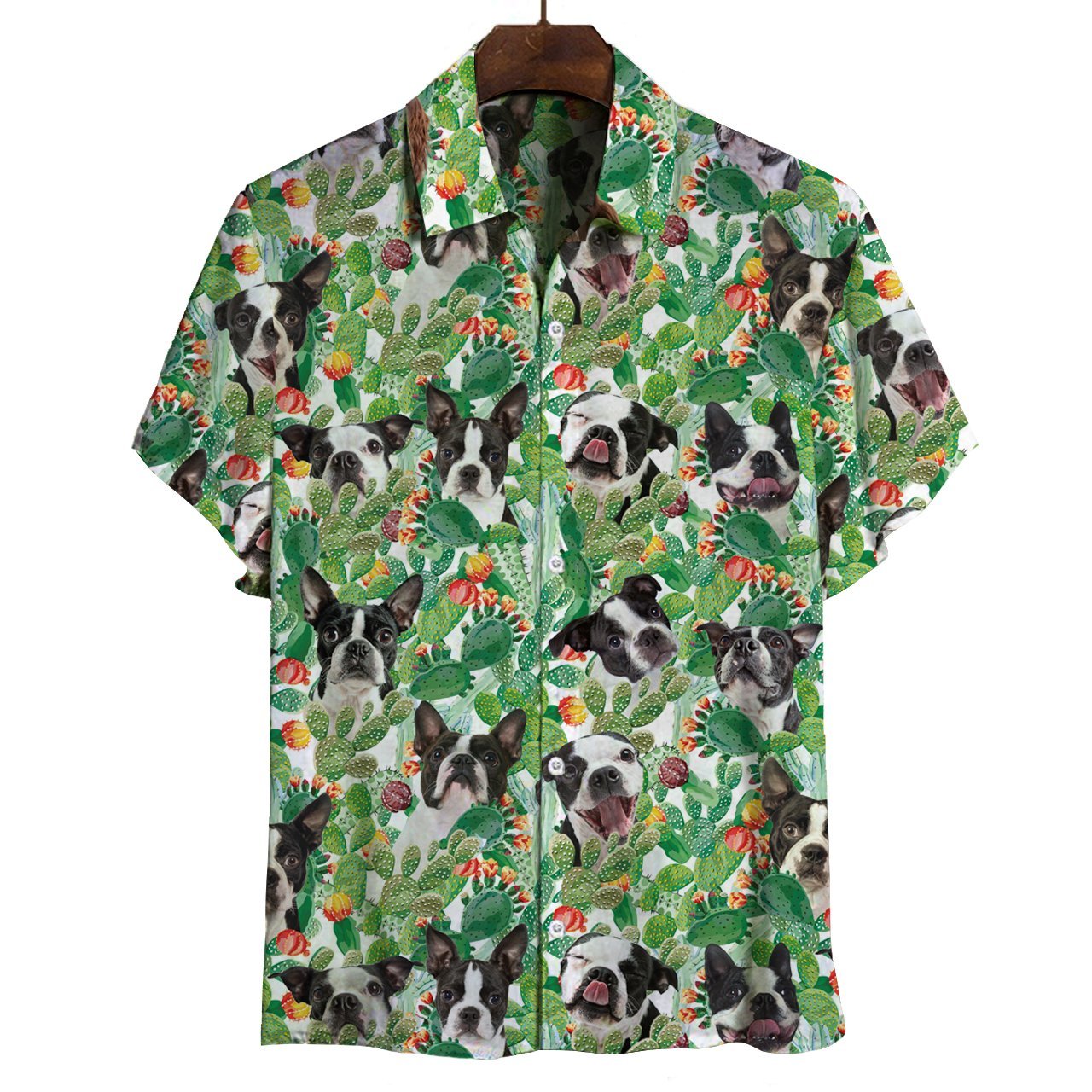 Boston Terrier - Hawaiian Shirt