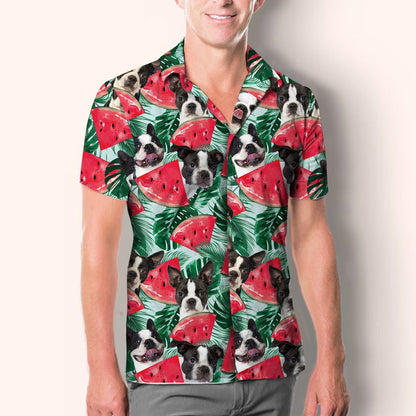 Boston Terrier - Hawaiian Shirt