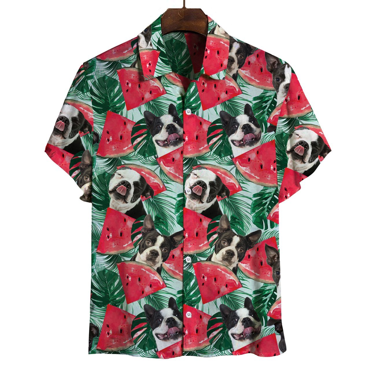 Boston Terrier - Hawaiian Shirt
