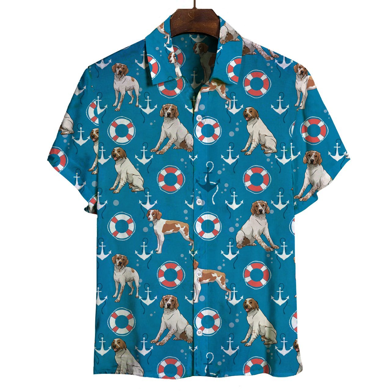 Brittany Spaniel - Hawaiian Shirt