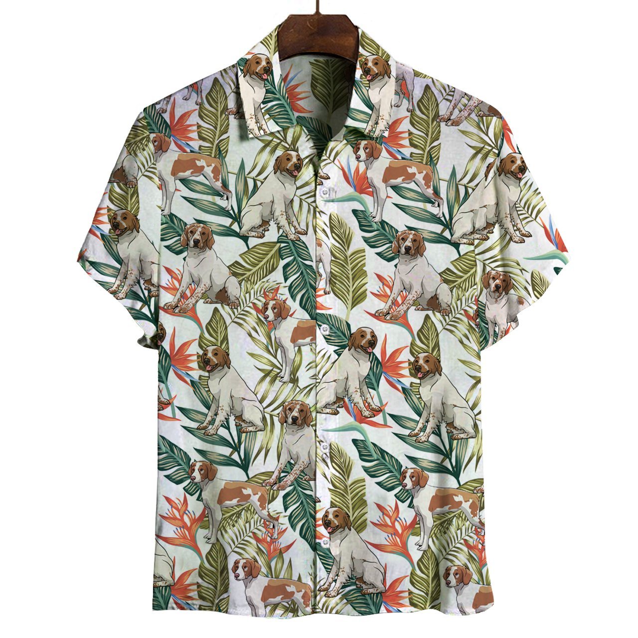 Brittany Spaniel - Hawaiian Shirt