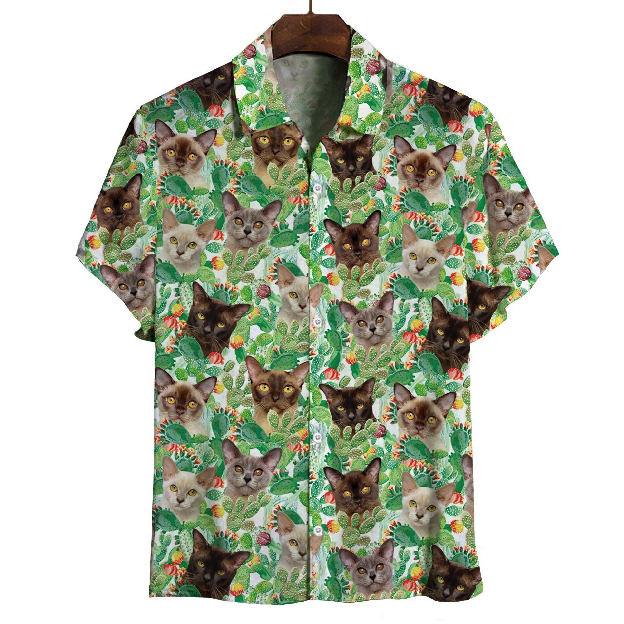 Burmese Cat - Hawaiian Shirt