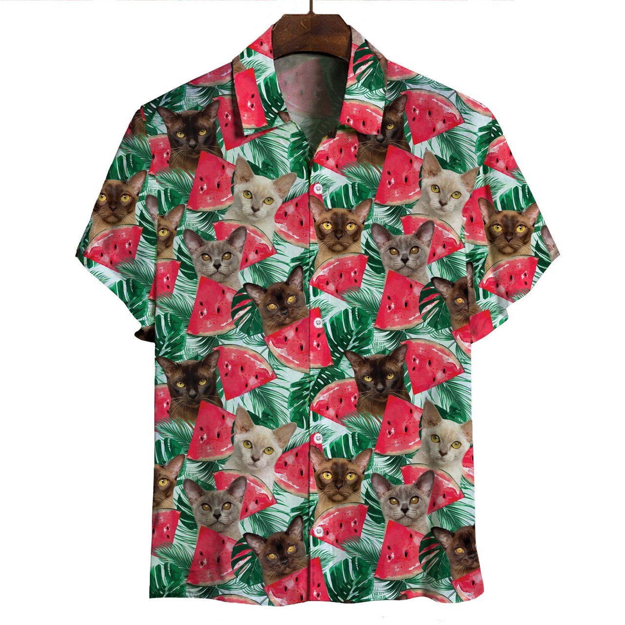Burmese Cat - Hawaiian Shirt